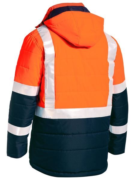 Bisley Taped Hi Vis Puffer Jacket