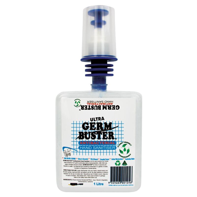 Germ Buster 1L Anti Bacterial Hand Gel