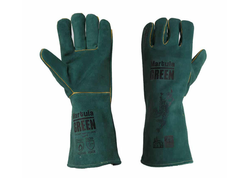 Martula Green Left Hand Welders Glove