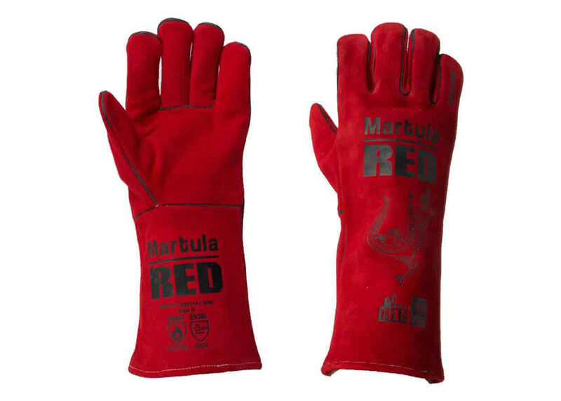 Martula Red Kevlar Welders Gloves