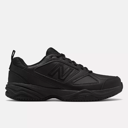 New Balance Black Leather Work Shoe