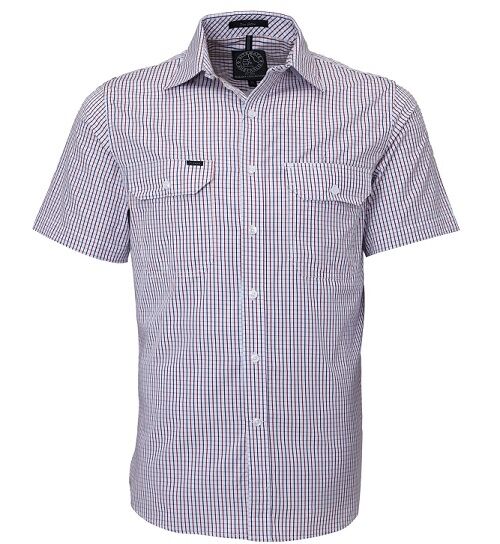 Pilbara Men's Short Sleeve Checked Shirt | SWF Group