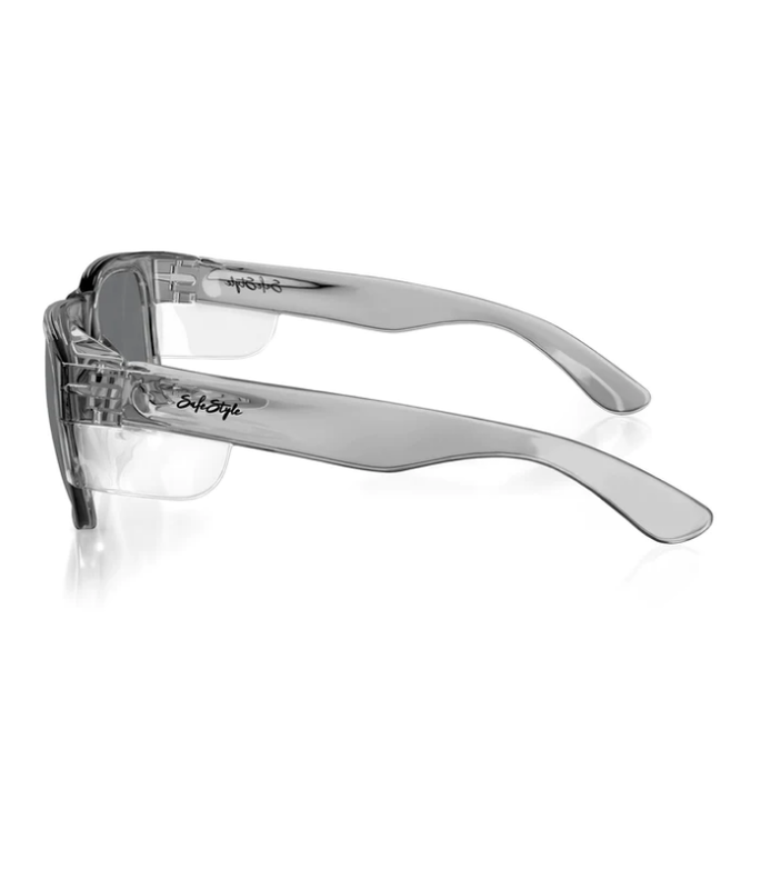 SafeStyle Fusions Graphite Frame Tinted Lens Safety Glasses