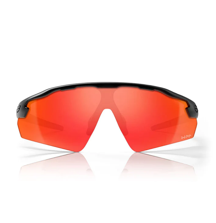 SafeStyle Phantoms Matte Black Frame Red Lens Safety Glasses | SWF Group